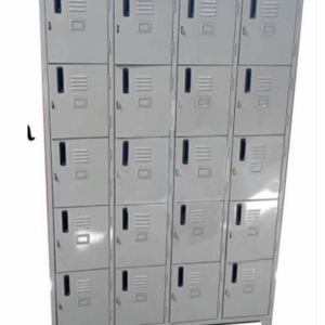 Locker de cuatro cuerpos de 20 casilleros