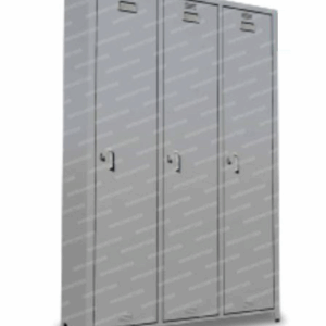 Locker de tres cuerpos de 3 casilleros