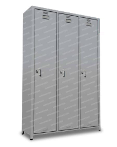 Locker de tres cuerpos de 3 casilleros