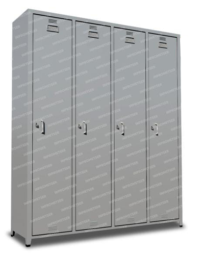 Locker de cuatro cuerpos de 4 casilleros