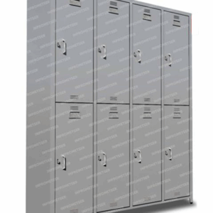 Locker de cuatro cuerpos de 8 casilleros